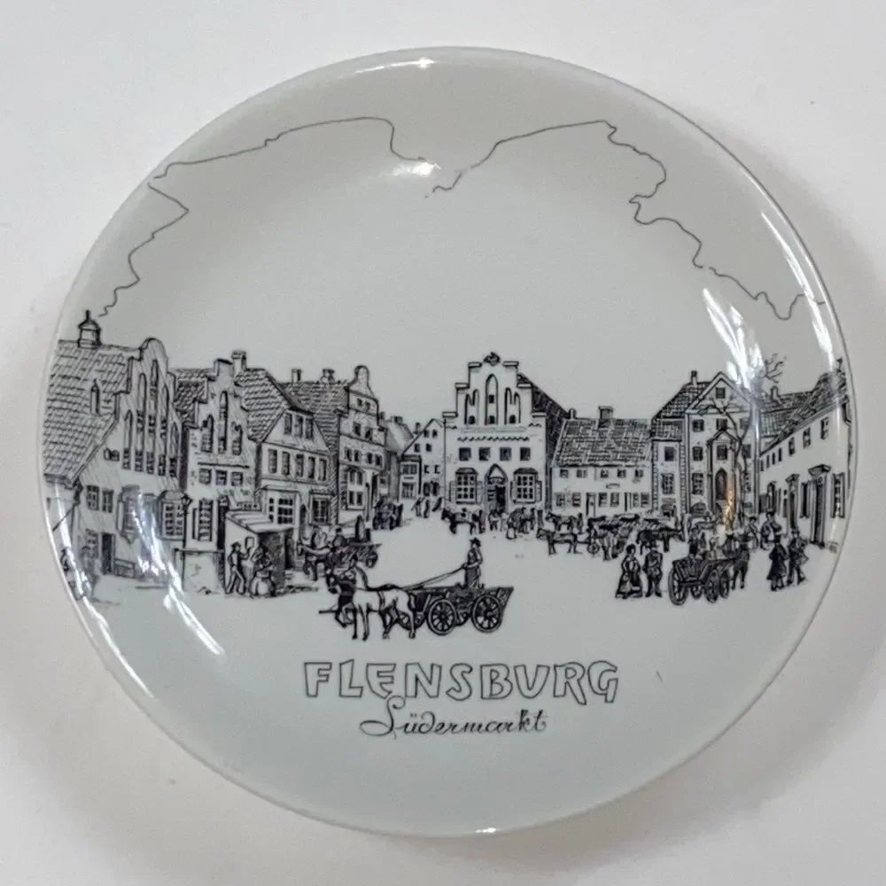 Gegr 1849 Uhlenhorst Vintage Decorative collectible Decoration Plate Frensburg